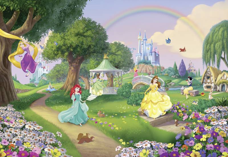 Komar Fototapete »Fototapete«, bedruckt, Fototapete - Princess Rainbow - Grösse 368 x 254 cm von Komar