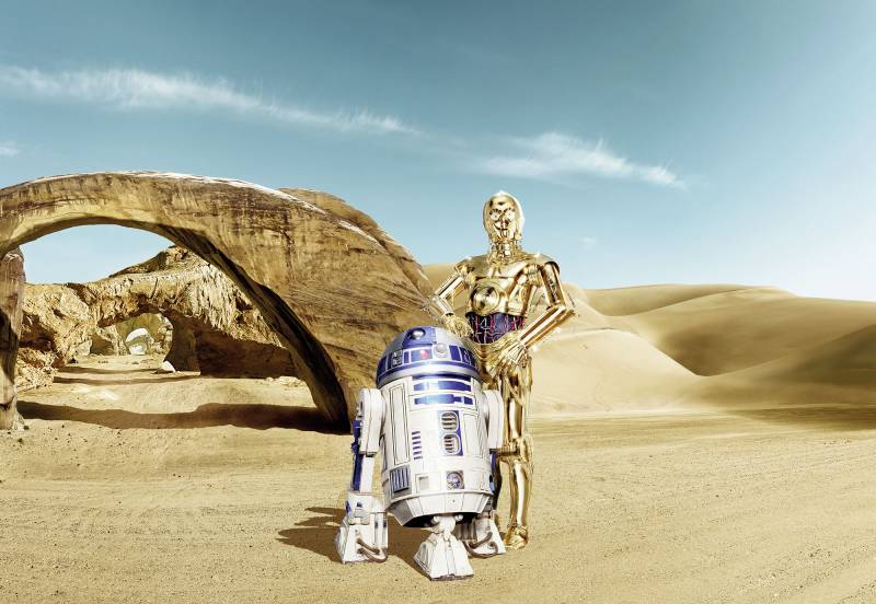 Komar Fototapete »Fototapete«, bedruckt, Fototapete - STAR WARS Lost Droids - Grösse 368 x 254 cm von Komar