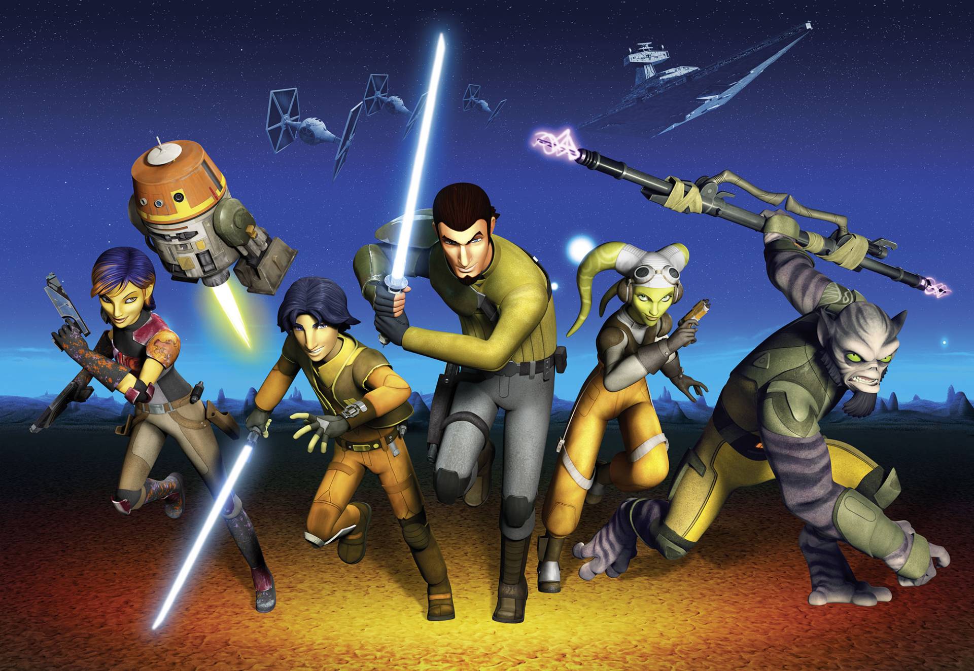 Komar Fototapete »Fototapete«, bedruckt, Fototapete - STAR WARS Rebels Run - Grösse 368 x 254 cm von Komar