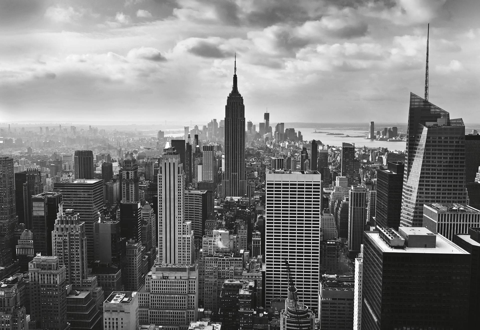 Komar Fototapete »NYC Black And White - Grösse 368 x 254 cm«, bedruckt, Wohnzimmer, Schlafzimmer von Komar