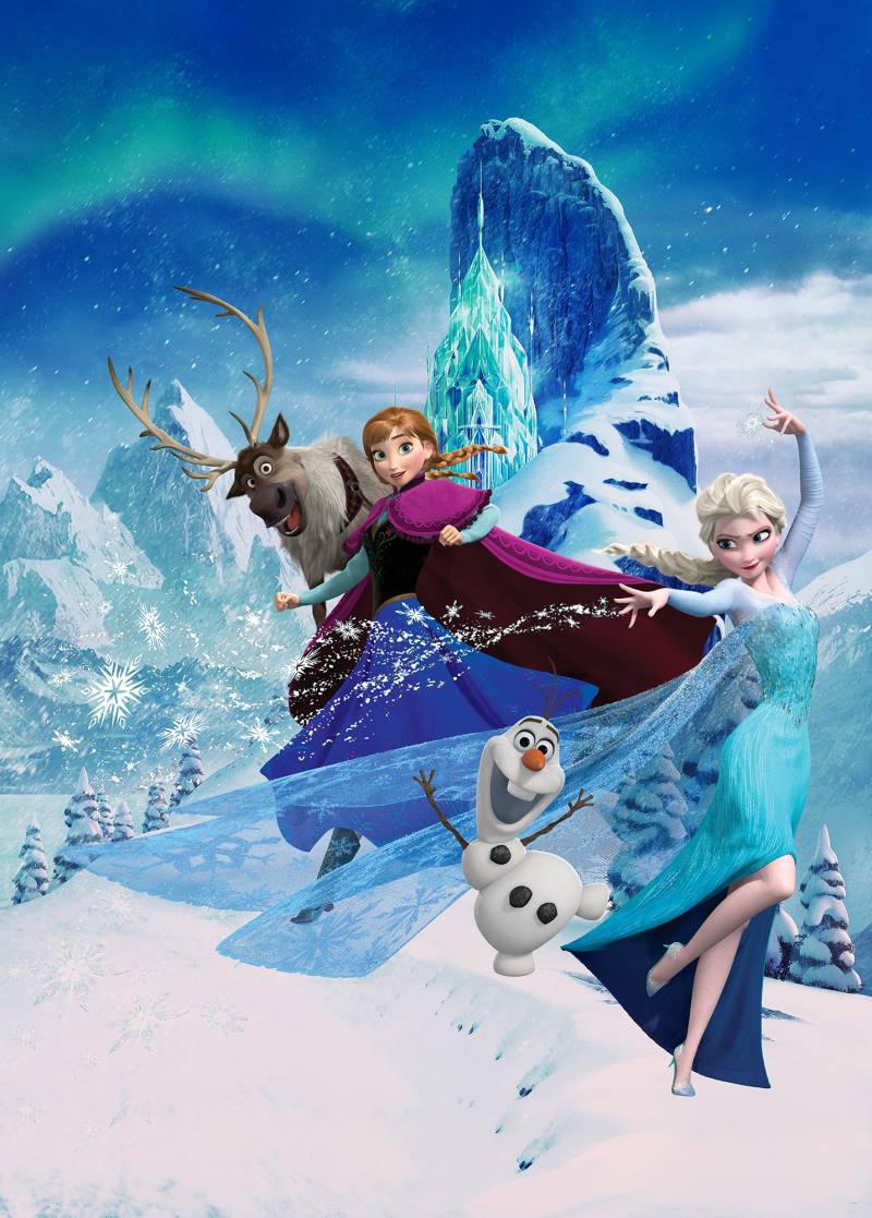 Komar Fototapete »Digitaldruck Vlies - Frozen Elsas Magic - Grösse 200 x 280 cm«, bedruckt, Kinderzimmer von Komar