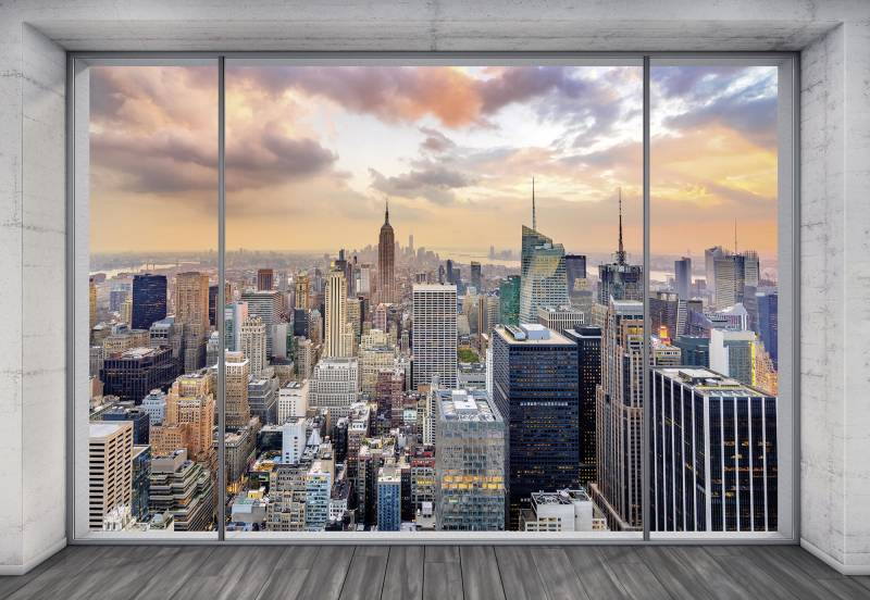 Komar Fototapete »Fototapete«, bedruckt, Vlies Fototapete - NYC Outlook - Grösse 368 x 248 cm von Komar