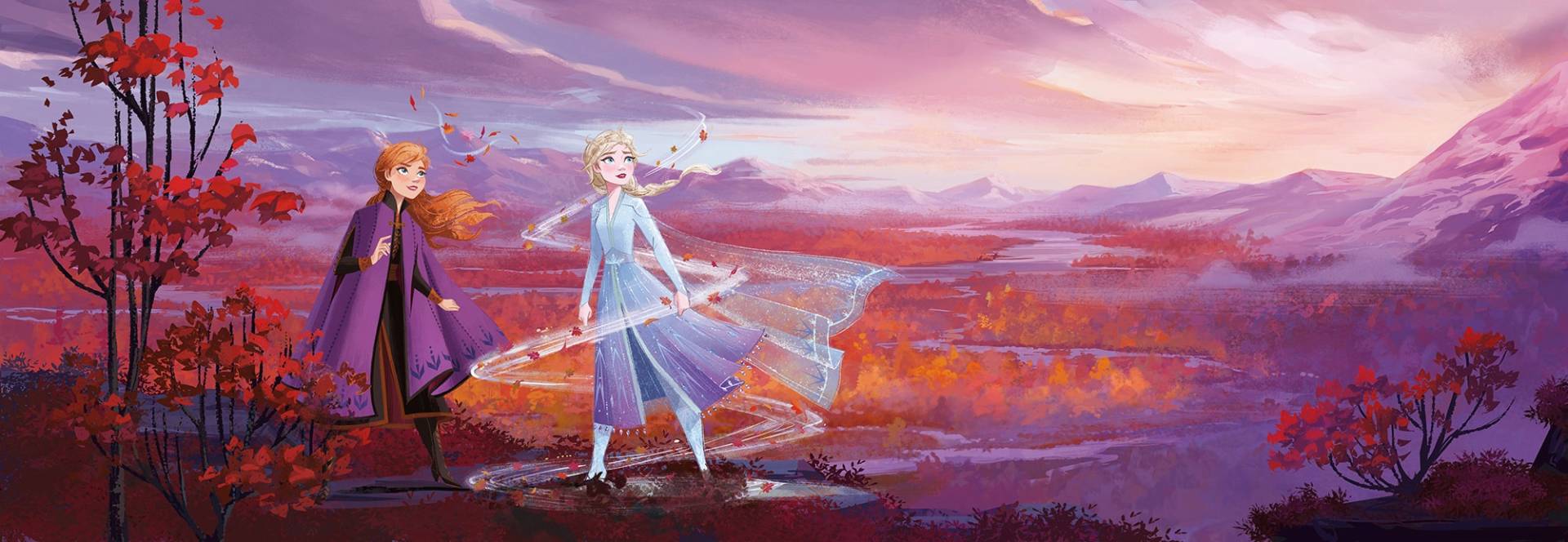 Komar Fototapete »Frozen Panorama - Grösse 368 x 127 cm«, bedruckt, Kinderzimmer von Komar