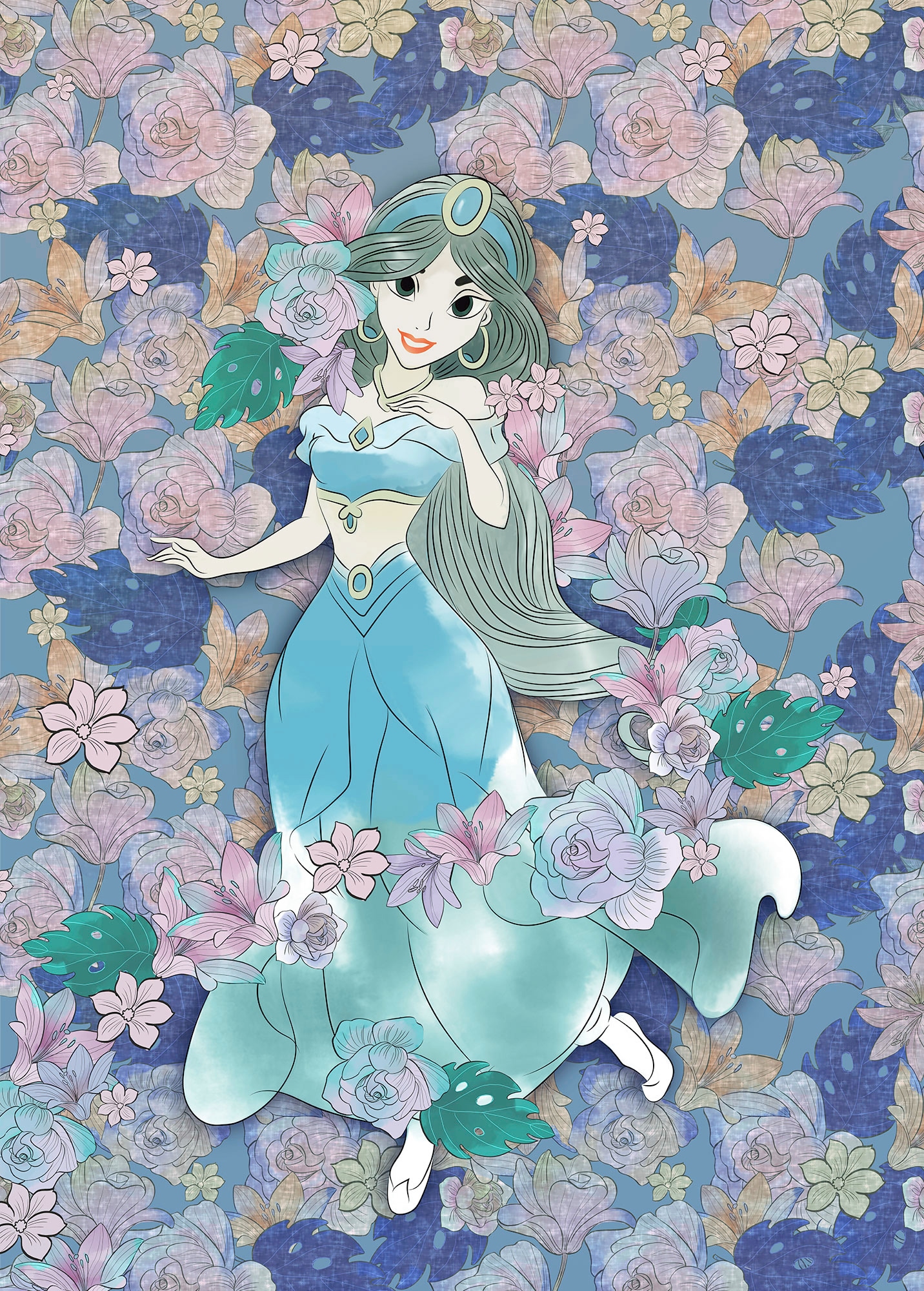 Komar Vliestapete »Digitaldruck Vlies - Jasmin Colored Flowers - Grösse 200 x 280 cm«, bedruckt, Kinderzimmer Komar Vliestapete »Digitaldruck Vlies - Jasmin Colored Flowers - Grösse 200 x 280 cm«, bedruckt, Kinderzimmer von Komar