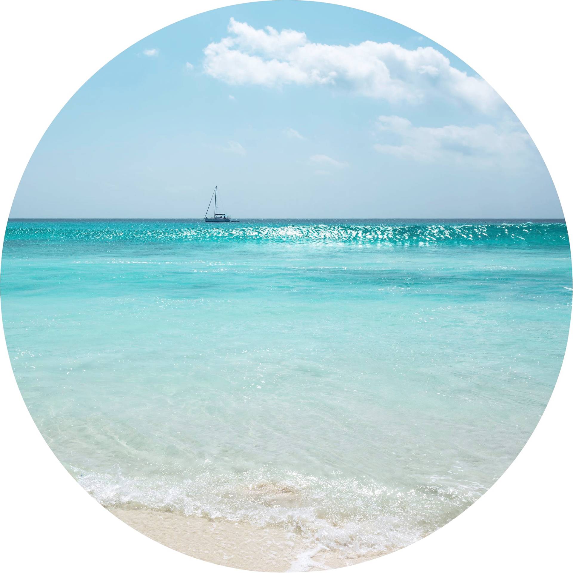 Komar Fototapete »Vlies selbstklebend - Lagoon - Grösse 125 x 125 cm«, bedruckt, Wohnzimmer, Schlafzimmer Komar Fototapete »Vlies selbstklebend - Lagoon - Grösse 125 x 125 cm«, bedruckt, Wohnzimmer, Schlafzimmer von Komar