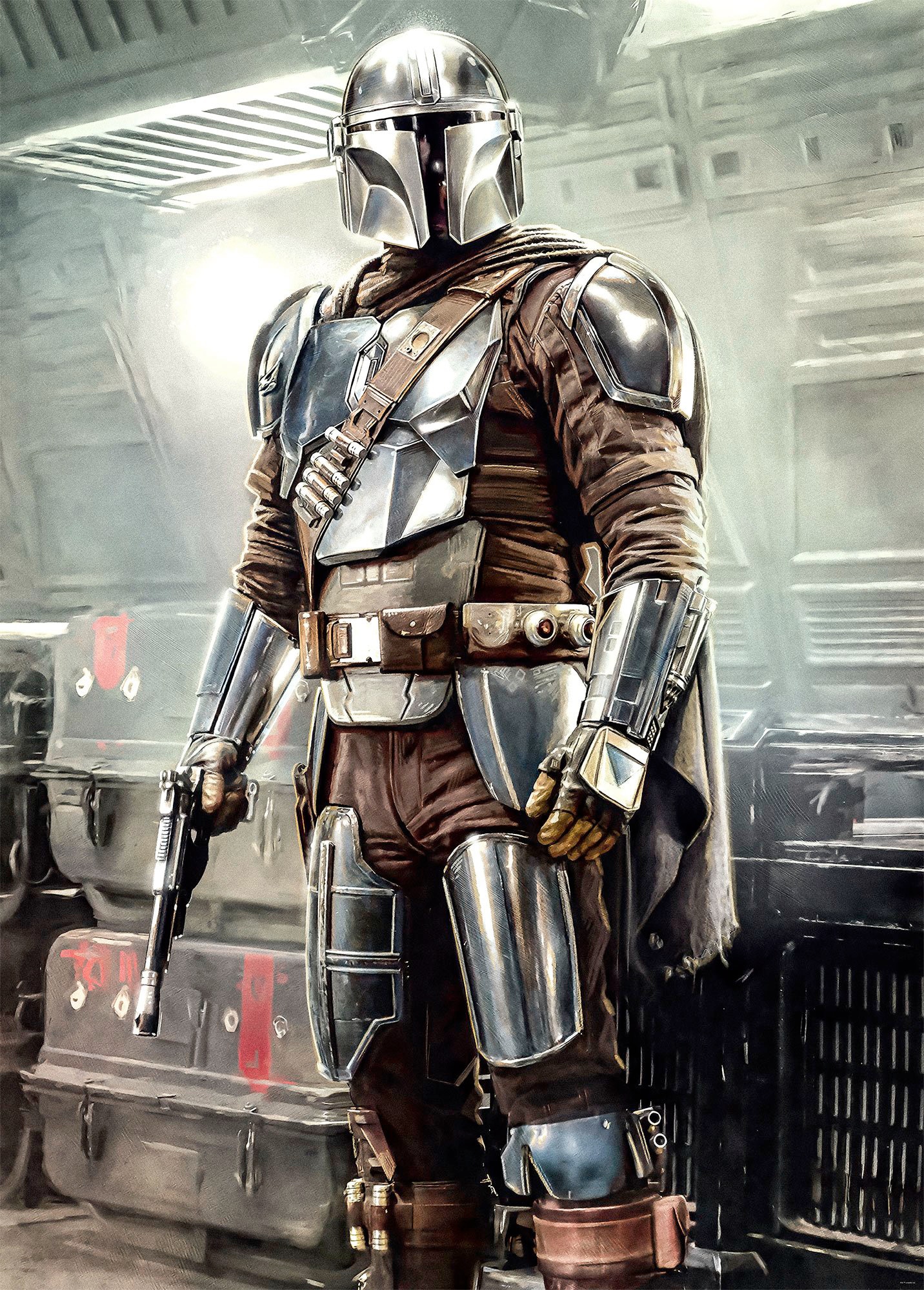 Komar Vliestapete »Mandalorian Fight Posture«, 200x280 cm (Breite x Höhe) von Komar