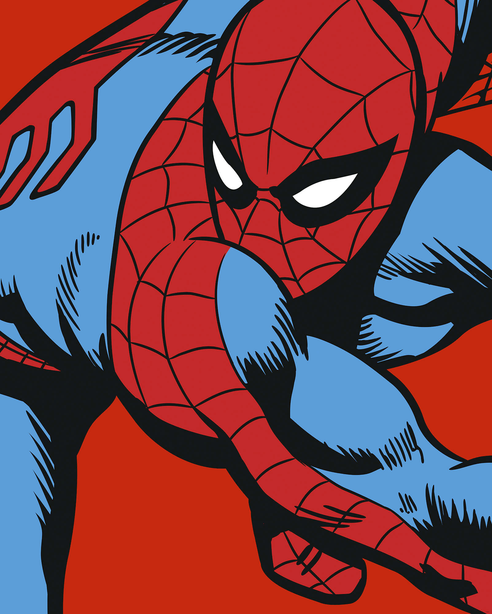 Komar Vliestapete »Marvel PowerUp Spider-Man Watchout«, 200x250 cm (Breite x Höhe)