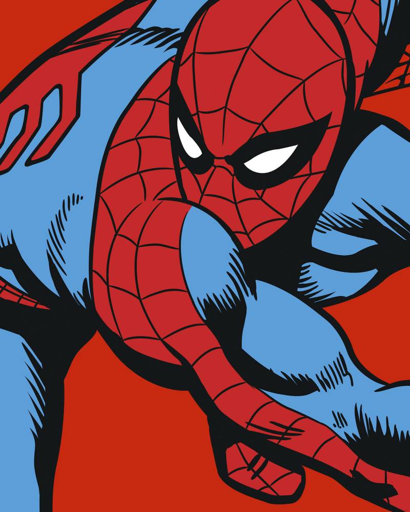 Komar Vliestapete »Marvel PowerUp Spider-Man Watchout«, 200x250 cm (Breite x Höhe) von Komar