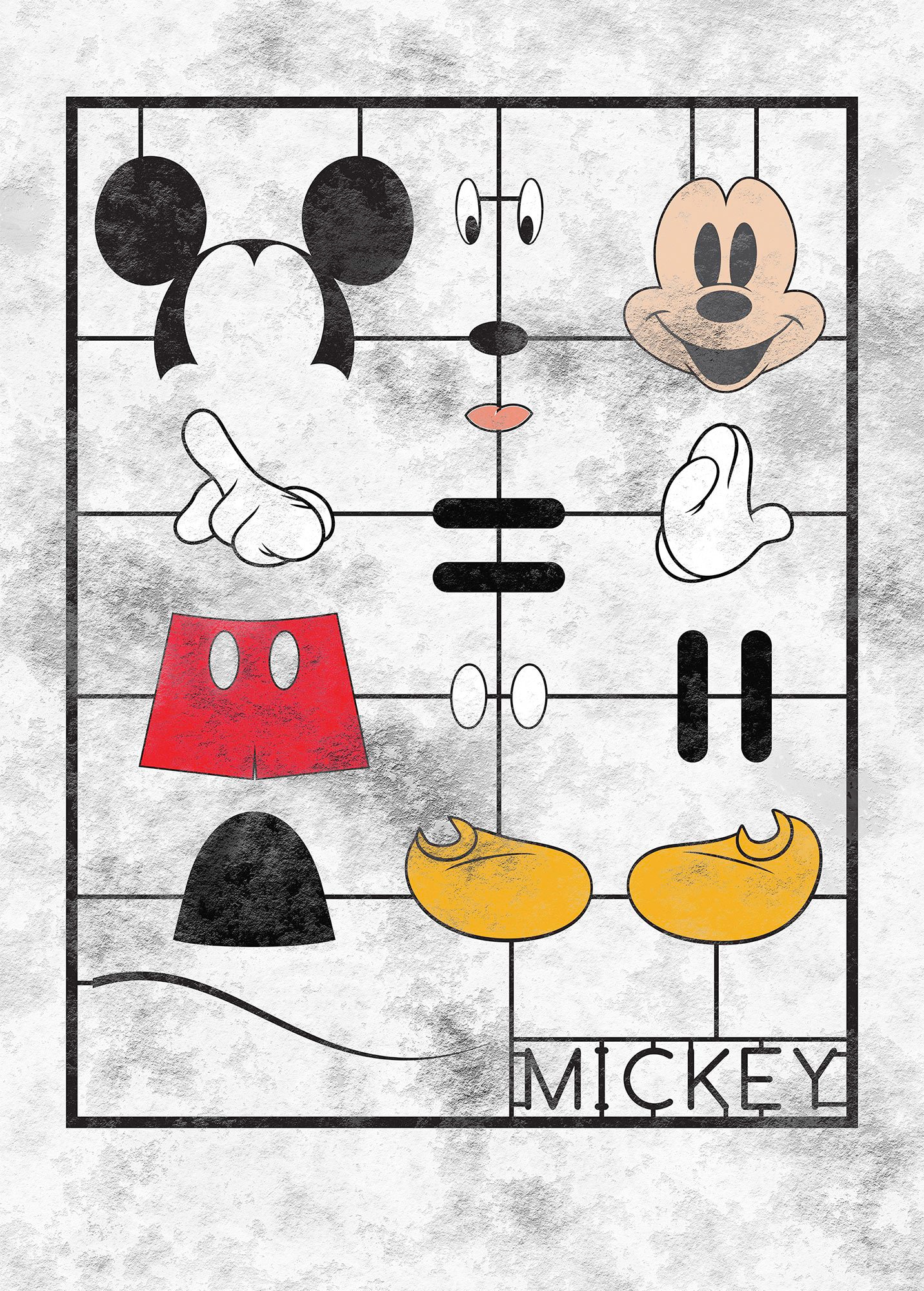 Komar Vliestapete »Mickey Kit«, 200x280 cm (Breite x Höhe) von Komar