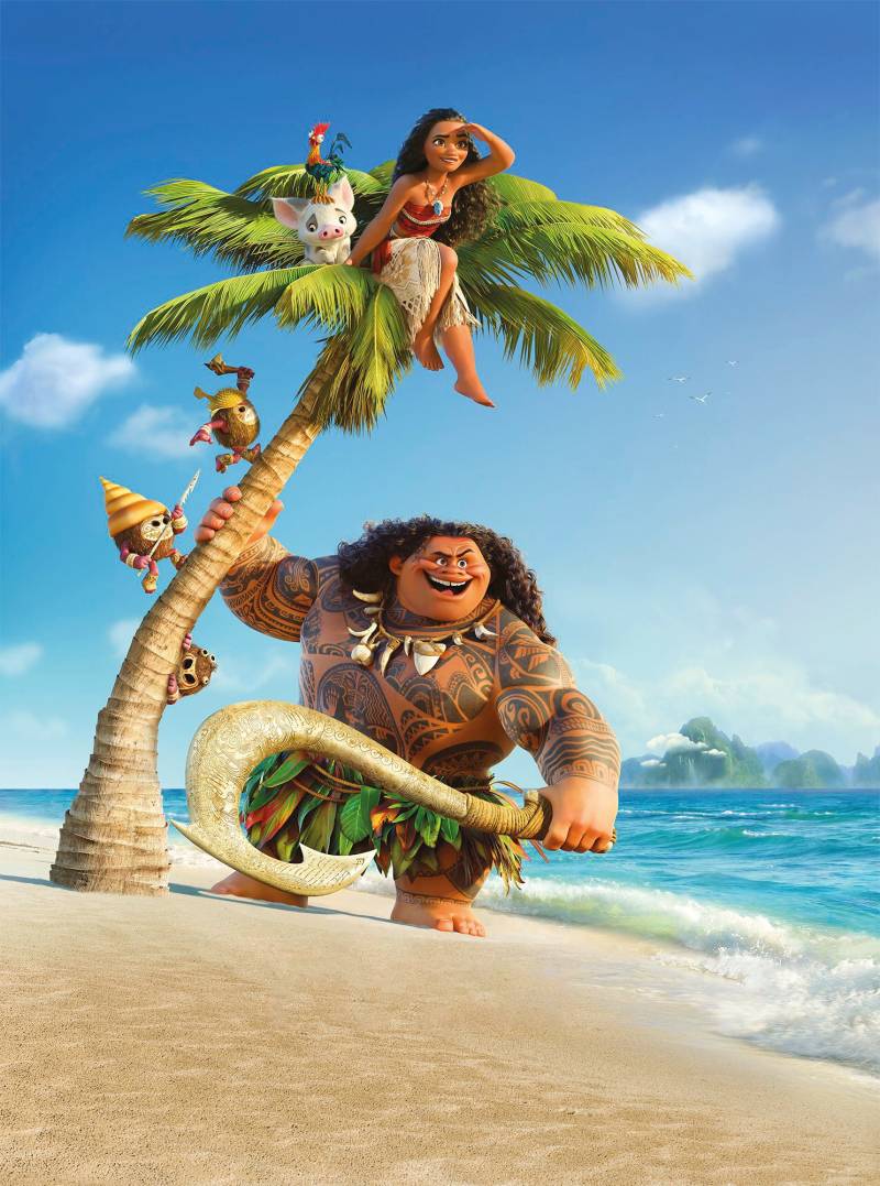 Komar Vliestapete »Vlies - Moana and Maui - Grösse 184 x 248 cm«, bedruckt, Kinderzimmer von Komar