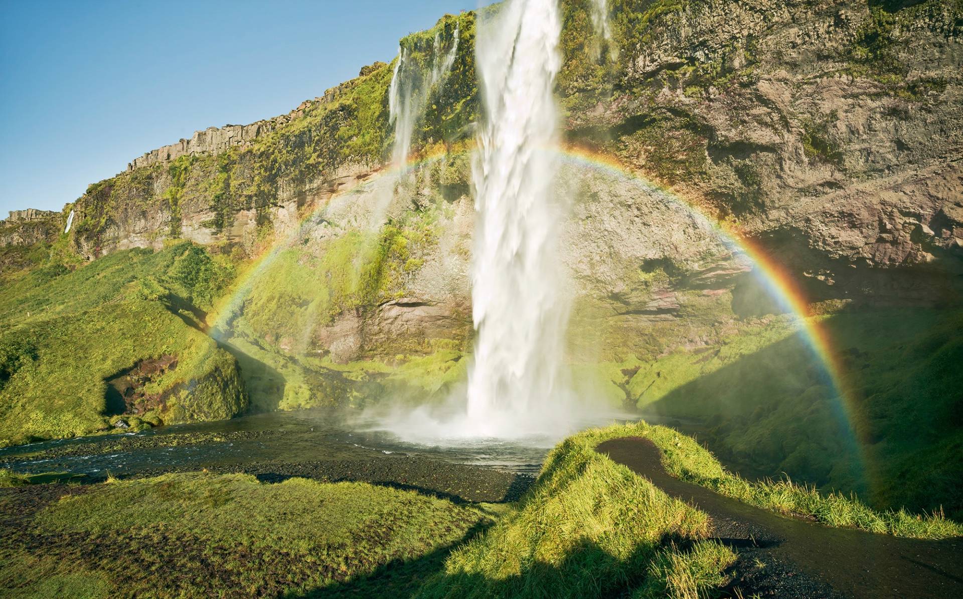 Komar Vliestapete »Digitaldruck Vlies - Power of Iceland - Grösse 450 x 280 cm«, bedruckt, Wohnzimmer, Schlafzimmer von Komar