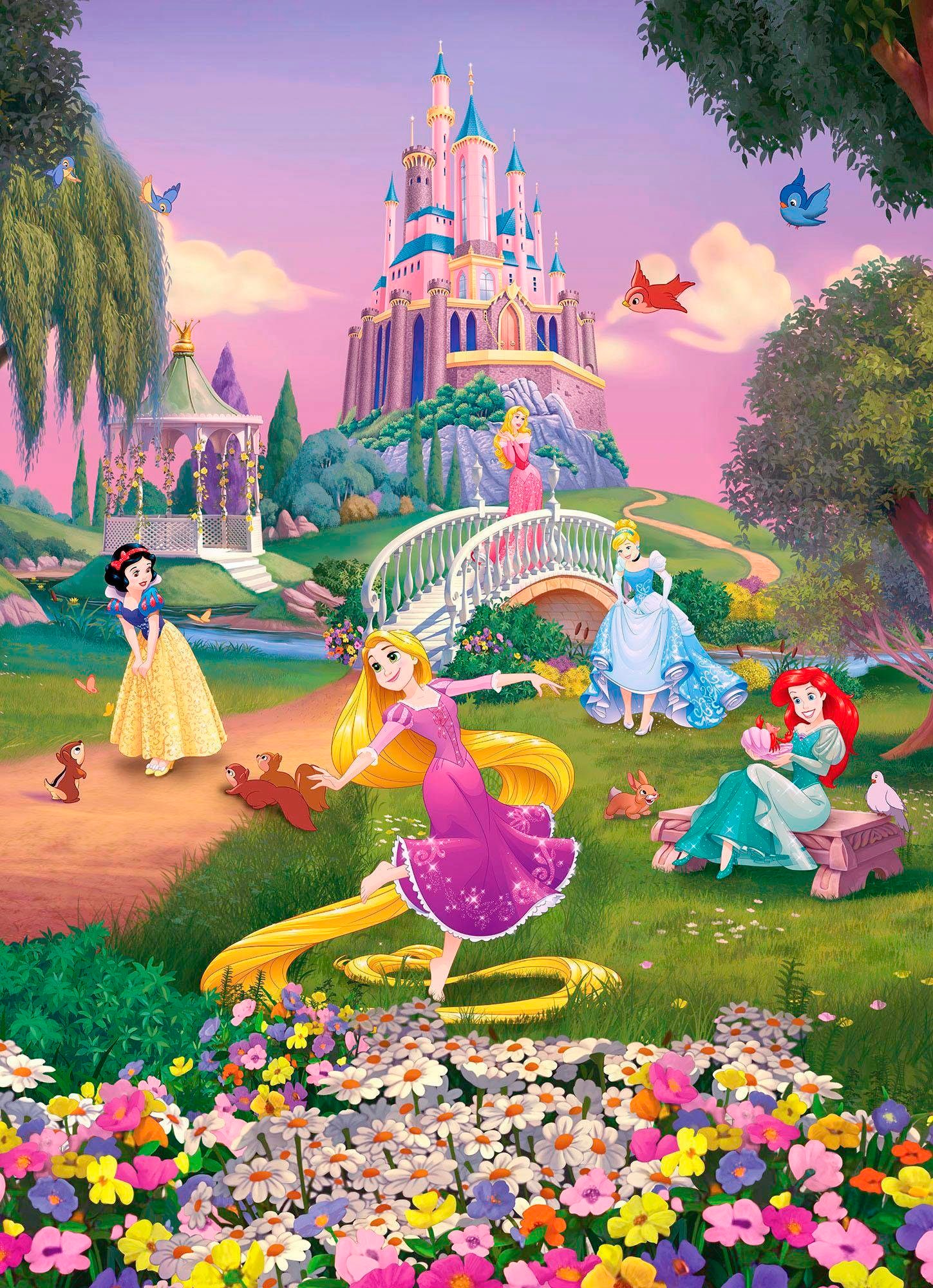 Komar Fototapete »Disney Princess Sunset - Grösse 184 x 254 cm«, bedruckt, Kinderzimmer Komar Fototapete »Disney Princess Sunset - Grösse 184 x 254 cm«, bedruckt, Kinderzimmer von Komar