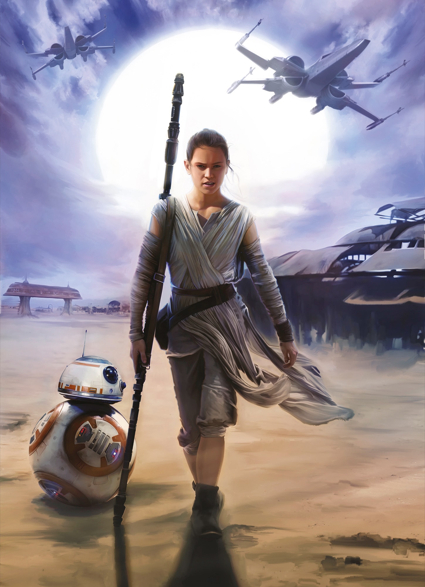 Komar Fototapete »STAR WARS Rey«, 184x254 cm (Breite x Höhe), inklusive Kleister von Komar