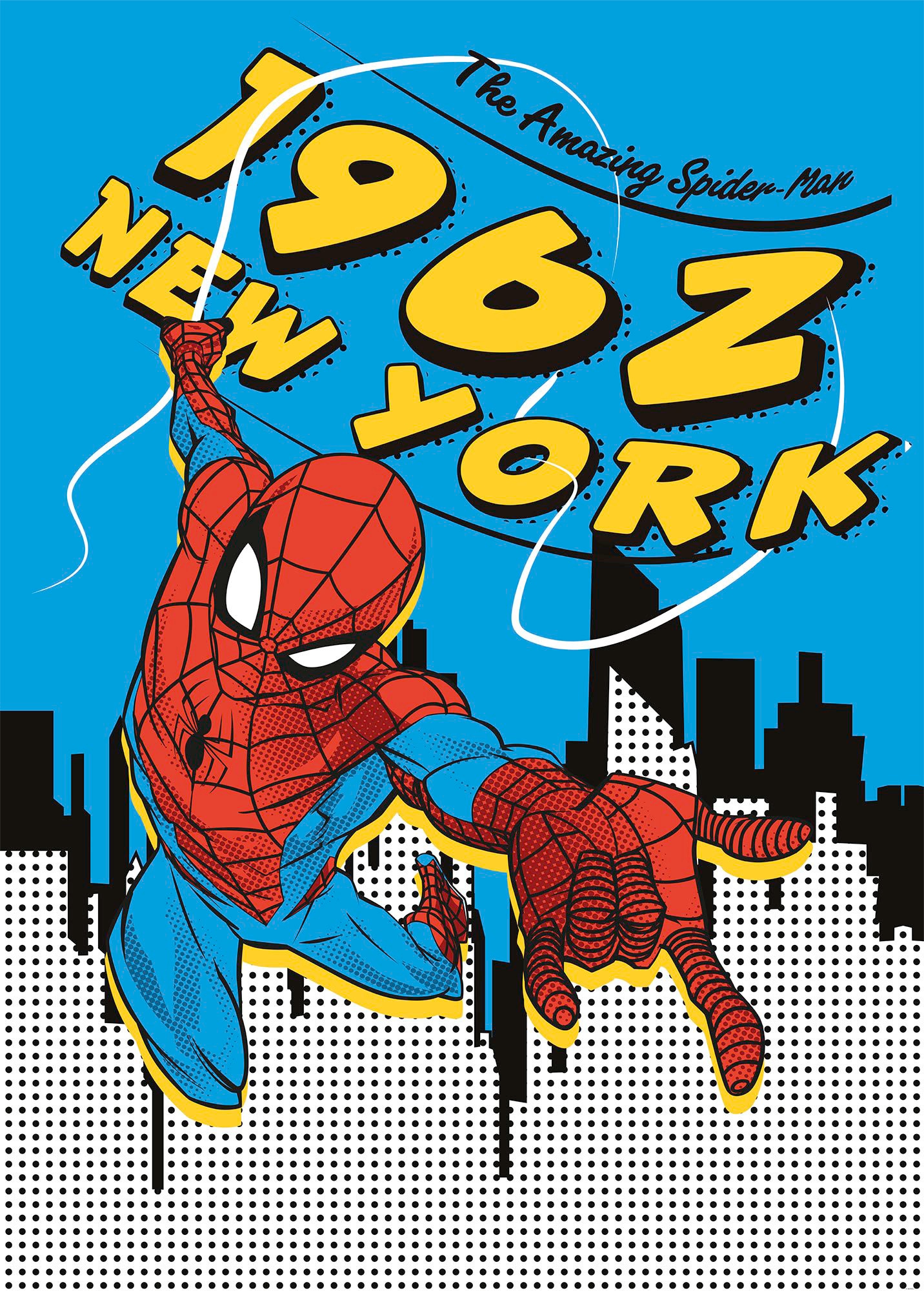 Komar Vliestapete »Digitaldruck Vlies - Spider-Man 1962 - Grösse 200 x 280 cm«, bedruckt, Kinderzimmer Komar Vliestapete »Digitaldruck Vlies - Spider-Man 1962 - Grösse 200 x 280 cm«, bedruckt, Kinderzimmer von Komar
