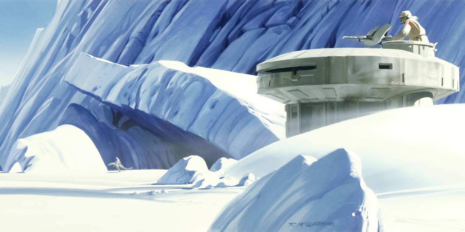 Komar Vliestapete »Star Wars Classic RMQ Hoth Echo Base«, 500x250 cm (Breite x Höhe) von Komar