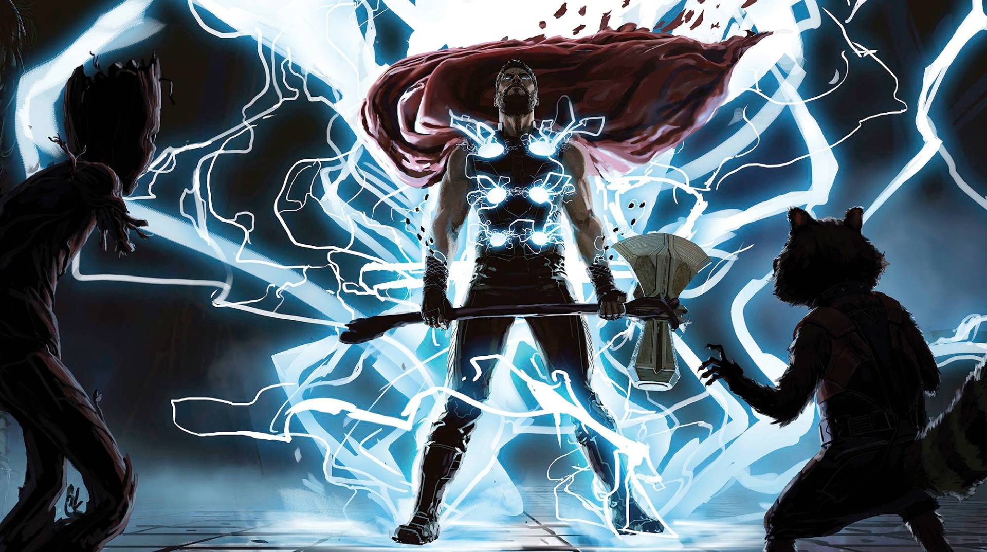 Komar Vliestapete »Thor God of Thunder«, 500x280 cm (Breite x Höhe) von Komar