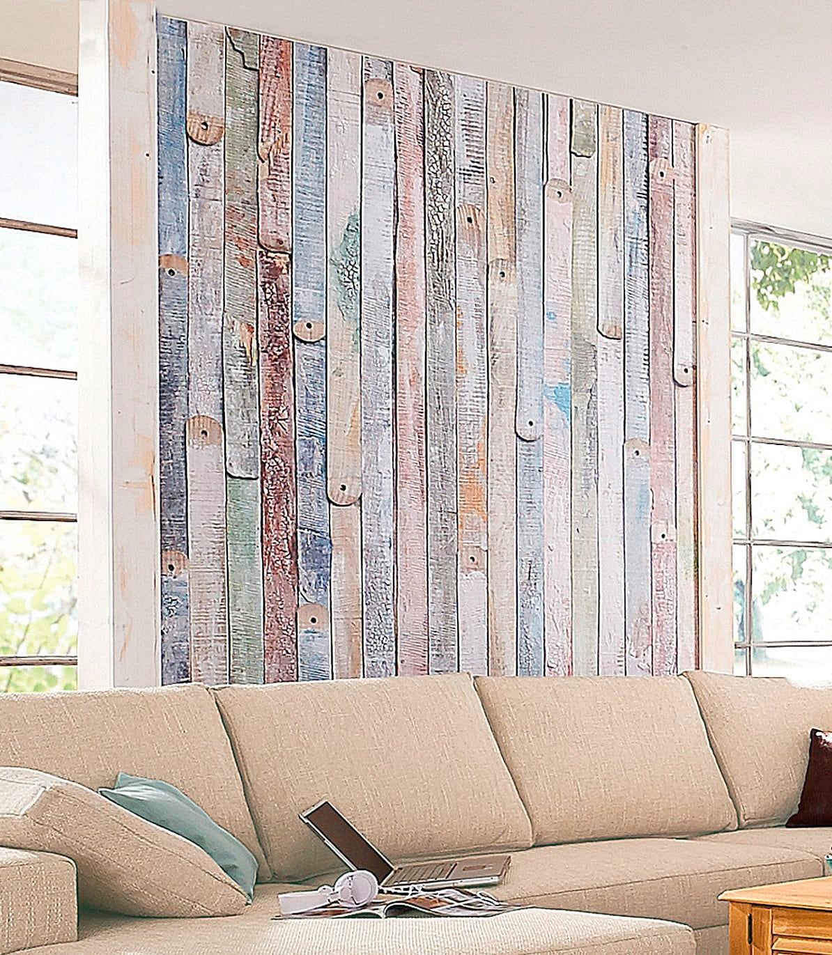 Komar Fototapete »Vintage Wood - Grösse 184 x 254 cm«, bedruckt, Wohnzimmer, Schlafzimmer Komar Fototapete »Vintage Wood - Grösse 184 x 254 cm«, bedruckt, Wohnzimmer, Schlafzimmer von Komar