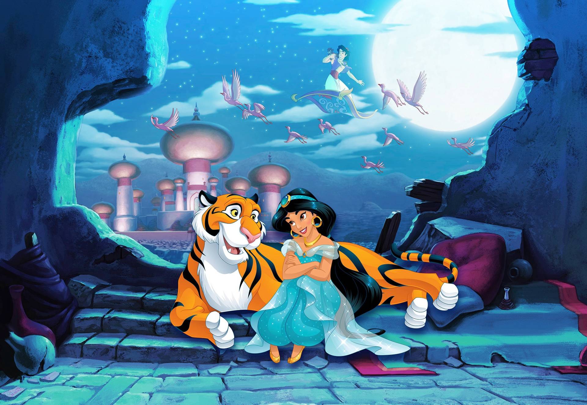 Komar Fototapete »Waiting for Aladdin - Grösse 368 x 254 cm«, bedruckt, Kinderzimmer Komar Fototapete »Waiting for Aladdin - Grösse 368 x 254 cm«, bedruckt, Kinderzimmer von Komar