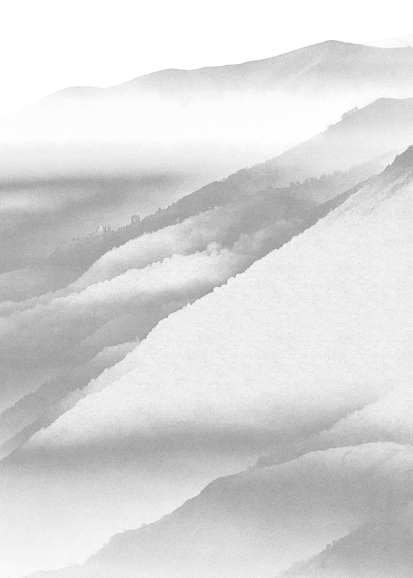 Komar Vliestapete »Digitaldruck Vlies - White Noise Mountain - Grösse 200 x 280 cm«, bedruckt, Wohnzimmer, Schlafzimmer Komar Vliestapete »Digitaldruck Vlies - White Noise Mountain - Grösse 200 x 280 cm«, bedruckt, Wohnzimmer, Schlafzimmer von Komar