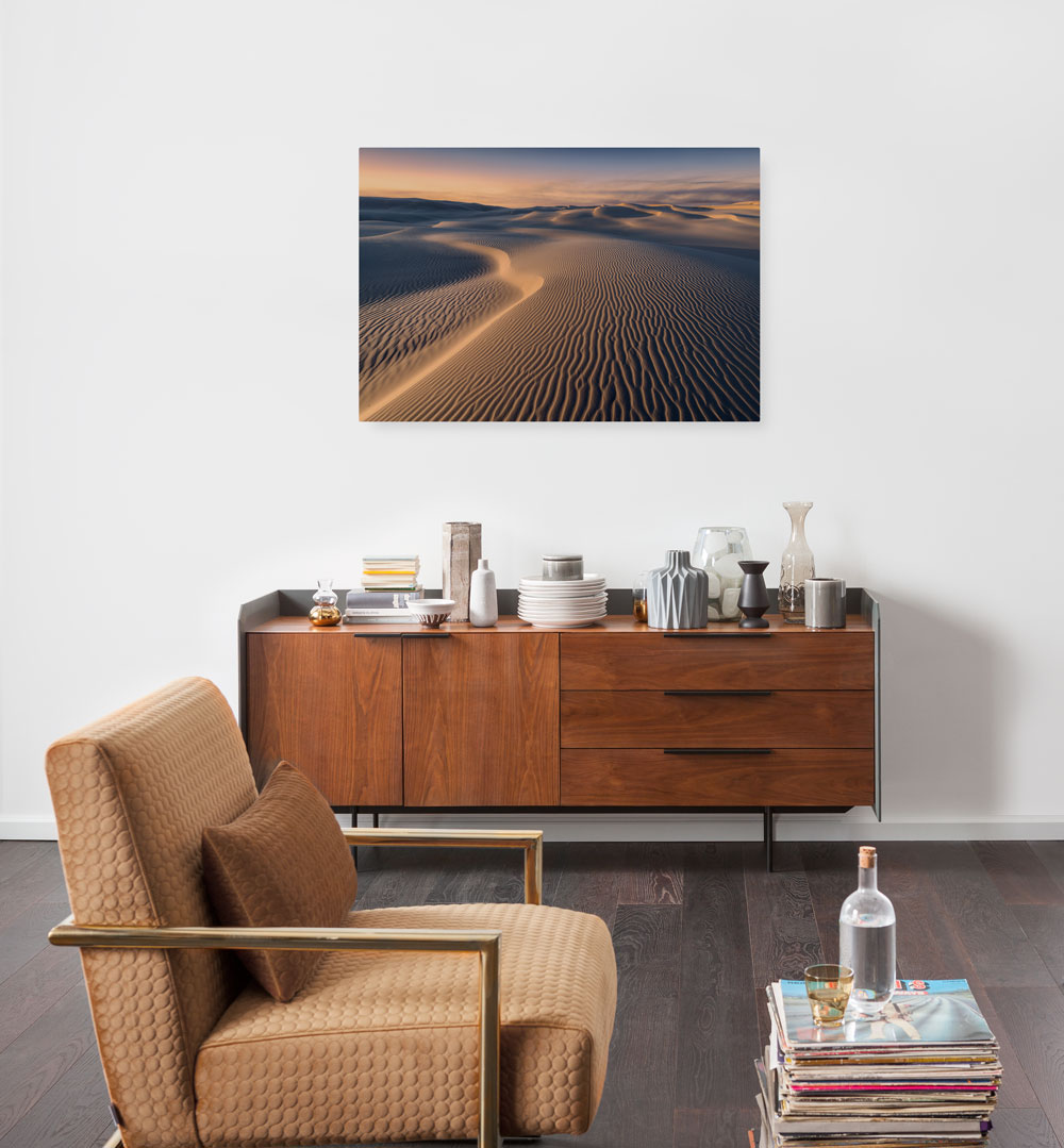 Komar Leinwandbild »Sand Storm - Grösse 90 x 60 cm«, Baum-Blätter-Natur-Berge-Blumen-Foto-Jahreszeiten-Landschaft-Meer-Strand-Palmen, (Packung, 1 St.), Keilrahmenbild mi Echtholzrahmen von Komar