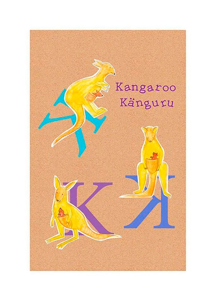Komar Bild »ABC Animal K«, Buchstaben, (1 St.), Wandbild zur Dekoration - ohne Rahmen Komar Bild »ABC Animal K«, Buchstaben, (1 St.), Wandbild zur Dekoration - ohne Rahmen von Komar