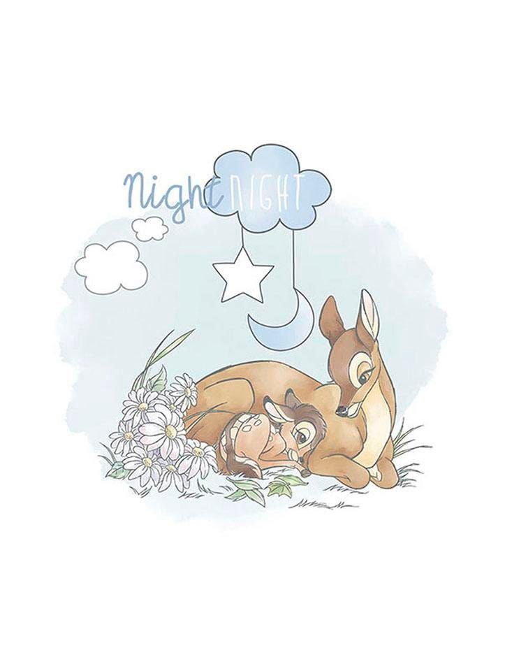 Komar Bild »Bambi Good Night«, Disney, (1 St.), Wandbild zur Dekoration im Kinderzimmer - ohne Rahmen von Komar