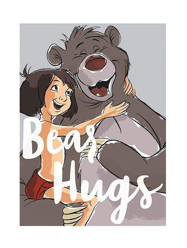 Komar Poster »Bear Hug«, Disney, (1 St.), Kinderzimmer, Schlafzimmer, Wohnzimmer von Komar