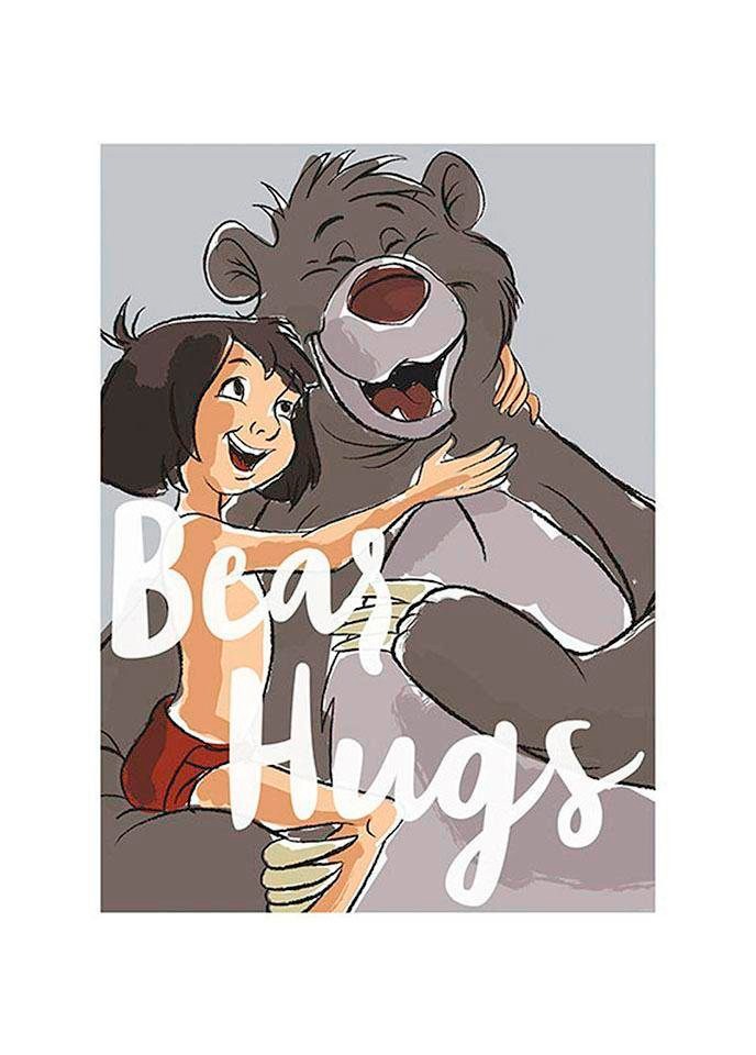 Komar Poster »Bear Hug«, Disney, (1 St.), Kinderzimmer, Schlafzimmer, Wohnzimmer von Komar