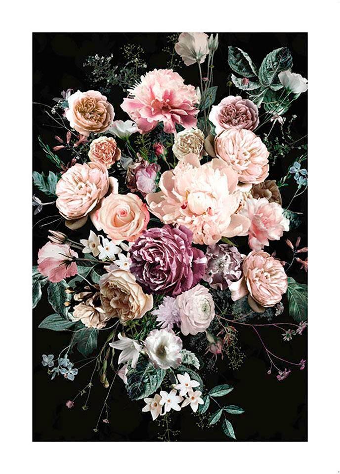Komar Bild »Charming Bouquet«, Blumen, (1 St.), Wandbild zur Dekoration - ohne Rahmen Komar Bild »Charming Bouquet«, Blumen, (1 St.), Wandbild zur Dekoration - ohne Rahmen von Komar