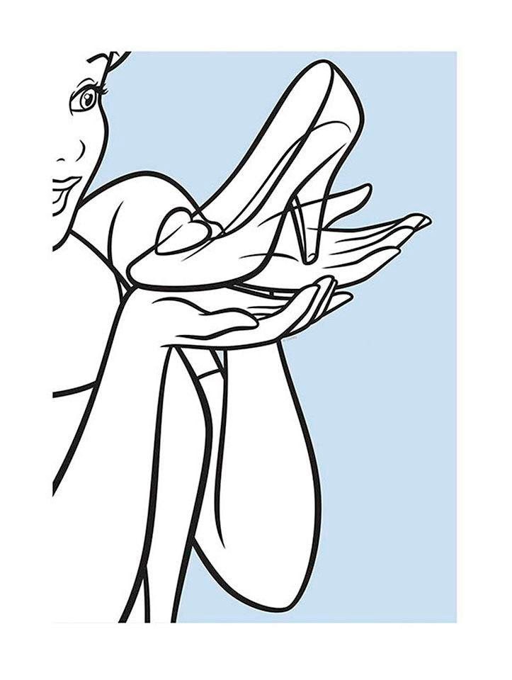 Komar Bild »Cinderella Glass Shoe«, Disney, (1 St.), Wandbild zur Dekoration im Kinderzimmer - ohne Rahmen Komar Bild »Cinderella Glass Shoe«, Disney, (1 St.), Wandbild zur Dekoration im Kinderzimmer - ohne Rahmen von Komar
