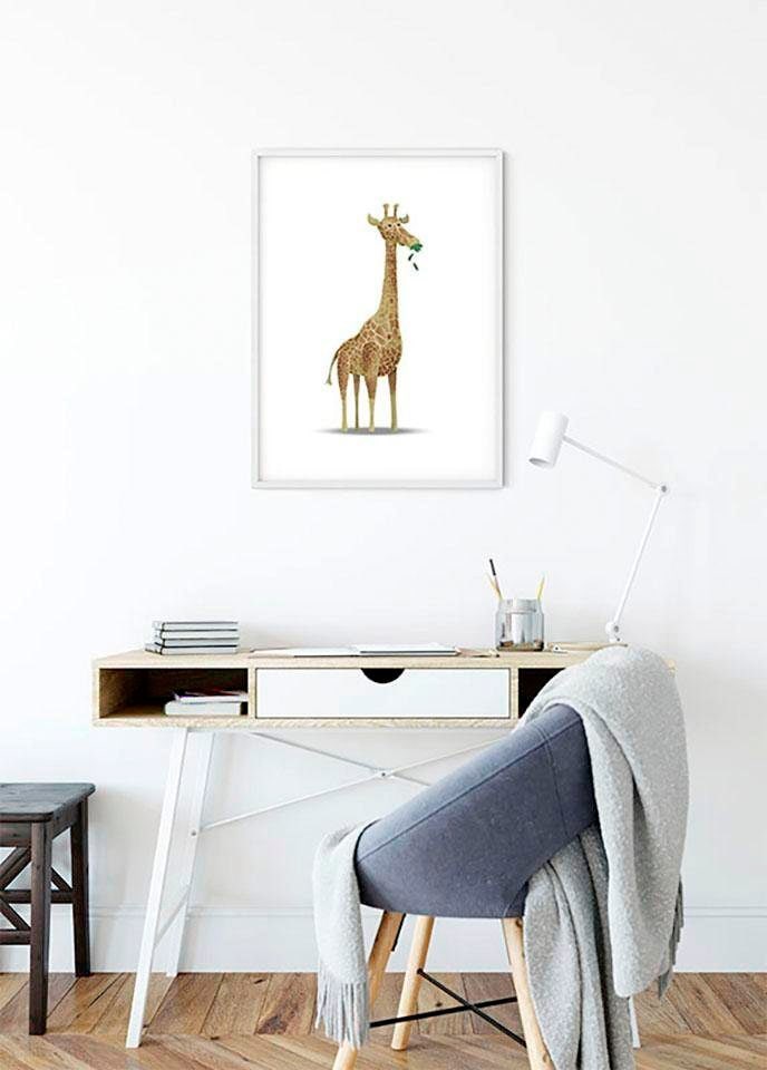 Komar Poster »Cute Animal Giraffe«, Tiere, (1 St.), Kinderzimmer, Schlafzimmer, Wohnzimmer von Komar