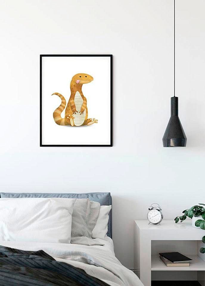 Komar Poster »Cute Animal Lizard«, Tiere, (1 St.), Kinderzimmer, Schlafzimmer, Wohnzimmer von Komar