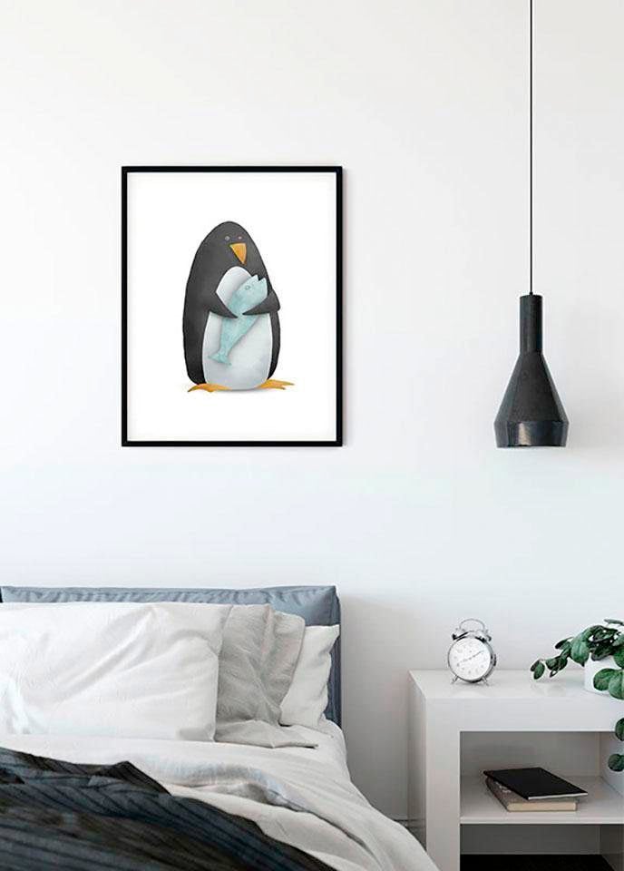 Komar Poster »Cute Animal Penguin«, Tiere, (1 St.), Kinderzimmer, Schlafzimmer, Wohnzimmer von Komar