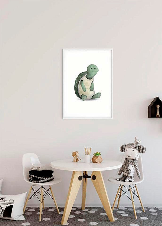 Komar Poster »Cute Animal Turtle«, Schildkröten, (1 St.), Kinderzimmer, Schlafzimmer, Wohnzimmer von Komar