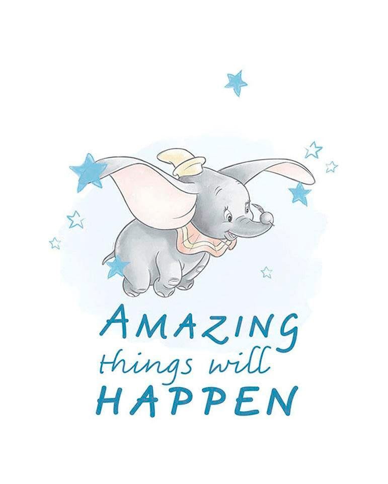 Komar Poster »Dumbo Amazing«, Disney, (1 St.), Kinderzimmer, Schlafzimmer, Wohnzimmer von Komar