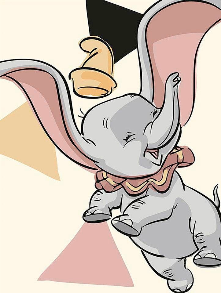 Komar Poster »Dumbo Angles«, Disney, (1 St.), Kinderzimmer, Schlafzimmer, Wohnzimmer von Komar