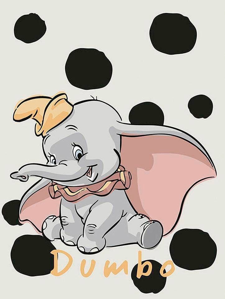 Komar Poster »Dumbo Dots«, Disney, (1 St.), Kinderzimmer, Schlafzimmer, Wohnzimmer von Komar