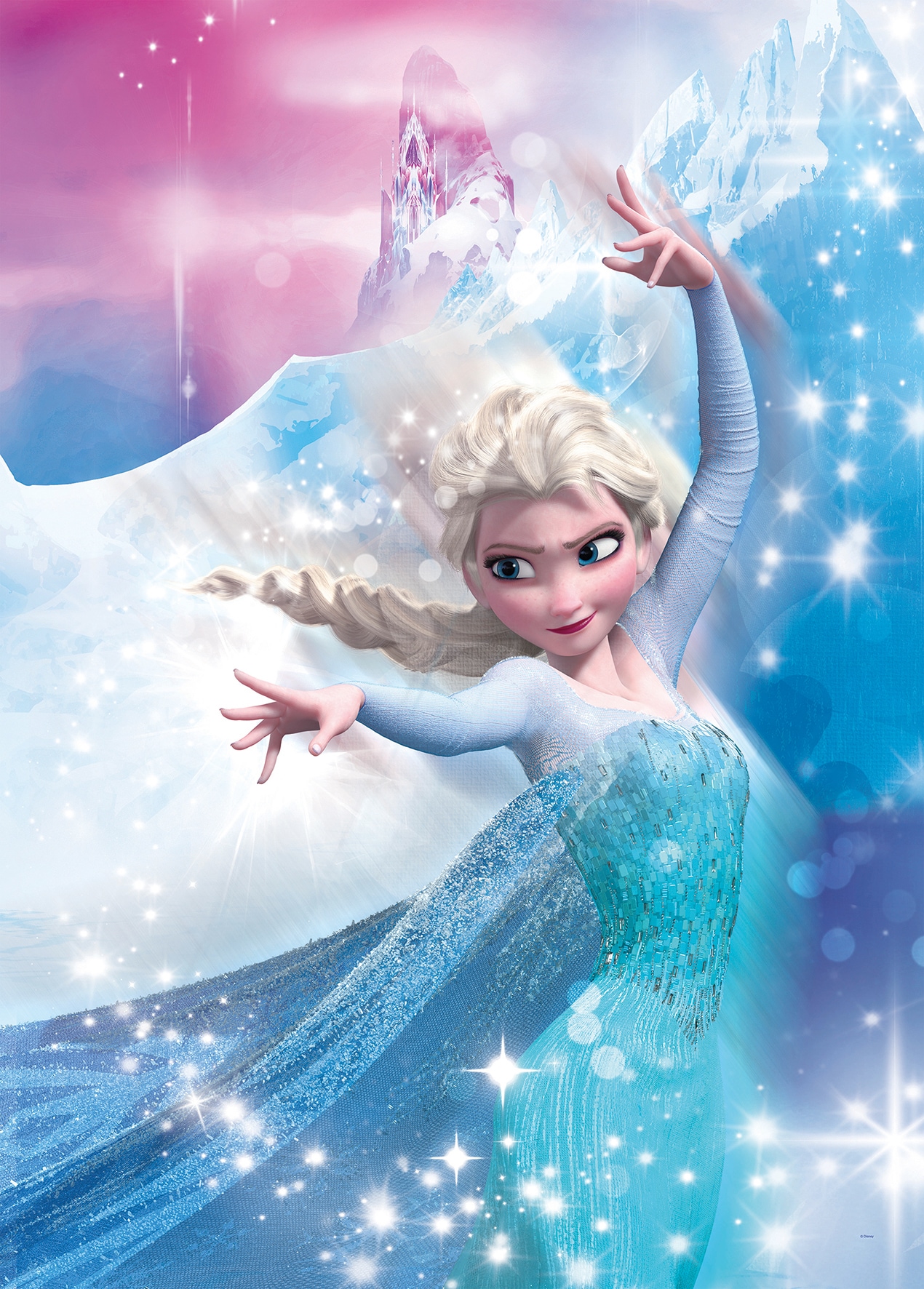 Komar Poster »Frozen 2 Elsa Action«, Disney, (1 St.), Kinderzimmer, Schlafzimmer, Wohnzimmer von Komar