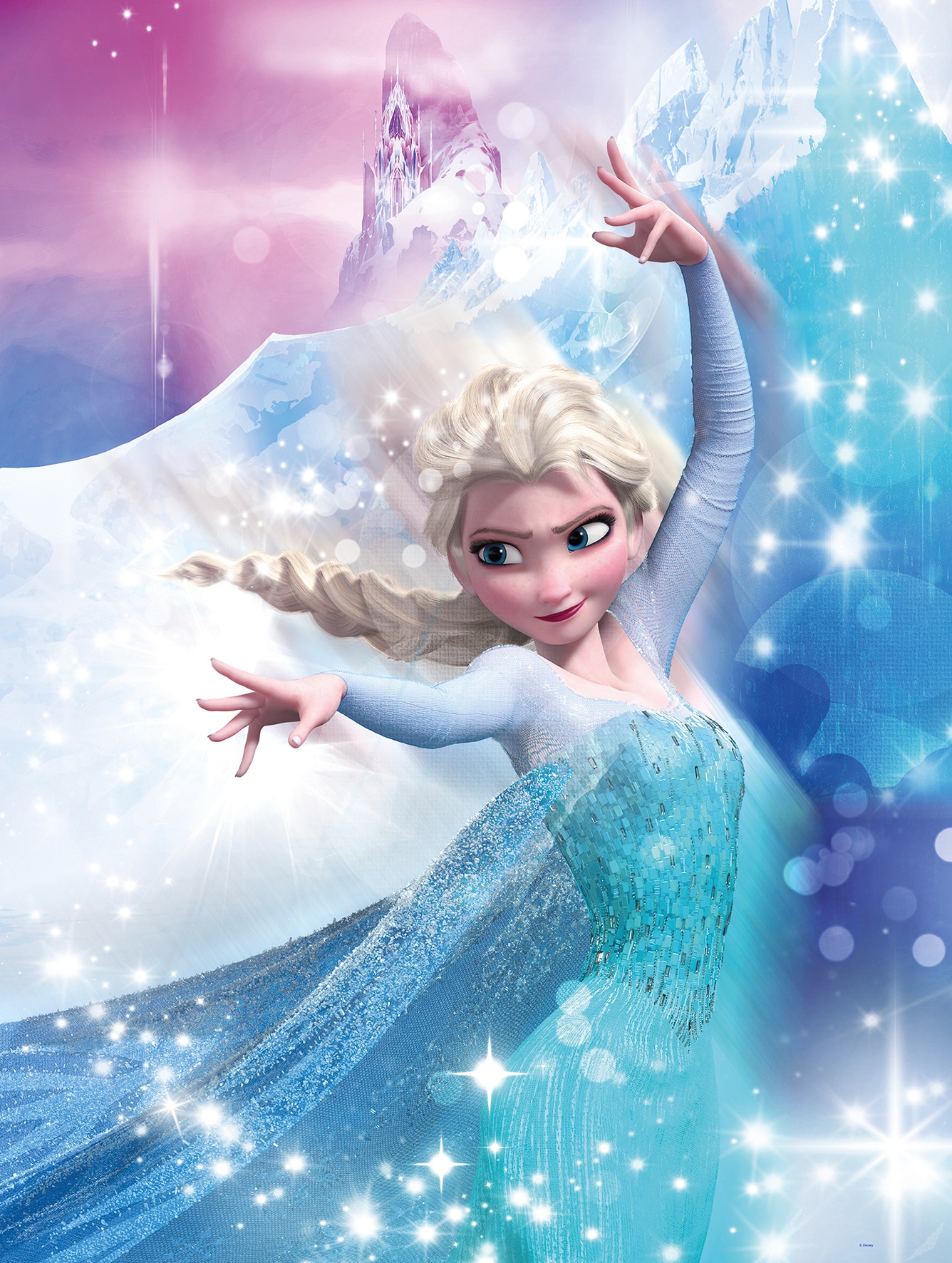 Komar Poster »Frozen 2 Elsa Action«, Disney, (1 St.), Kinderzimmer, Schlafzimmer, Wohnzimmer von Komar