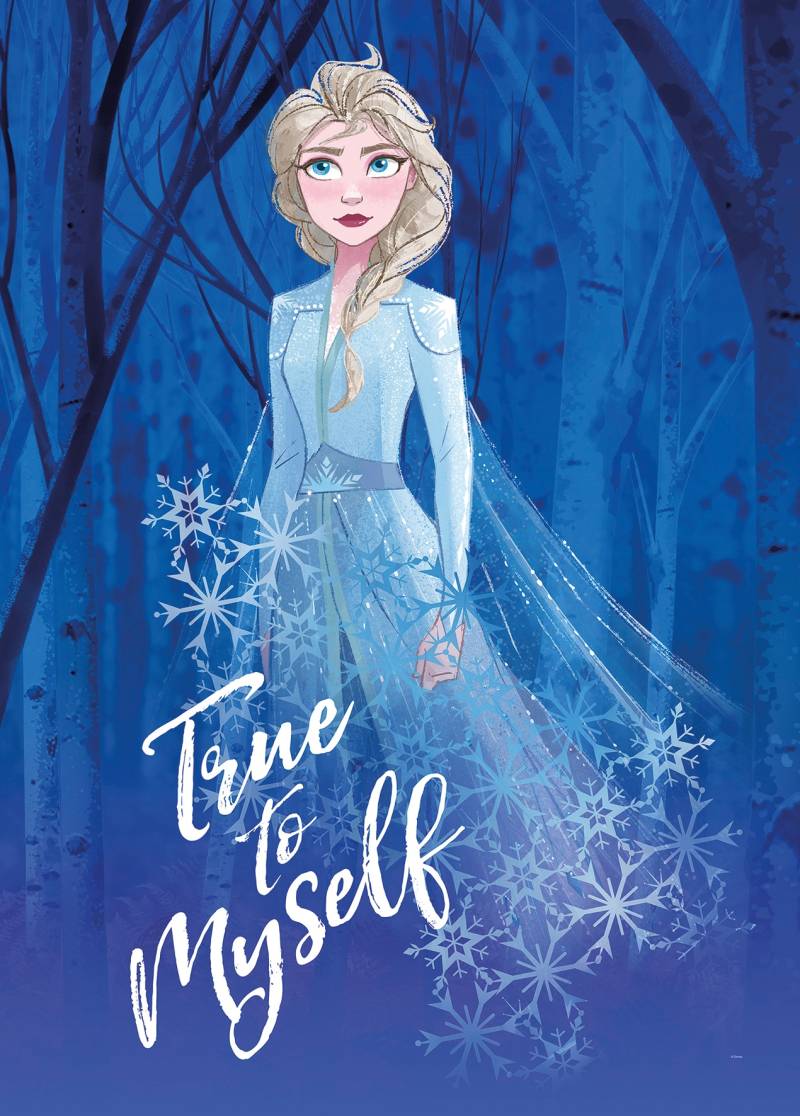 Komar Poster »Frozen 2 Elsa true to myself«, Disney, (1 St.), Kinderzimmer, Schlafzimmer, Wohnzimmer von Komar