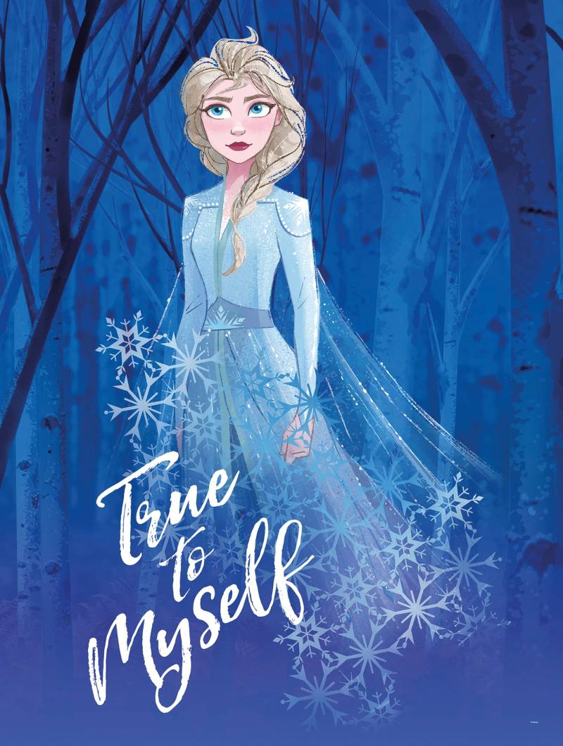 Komar Poster »Frozen 2 Elsa true to myself«, Disney, (1 St.), Kinderzimmer, Schlafzimmer, Wohnzimmer von Komar