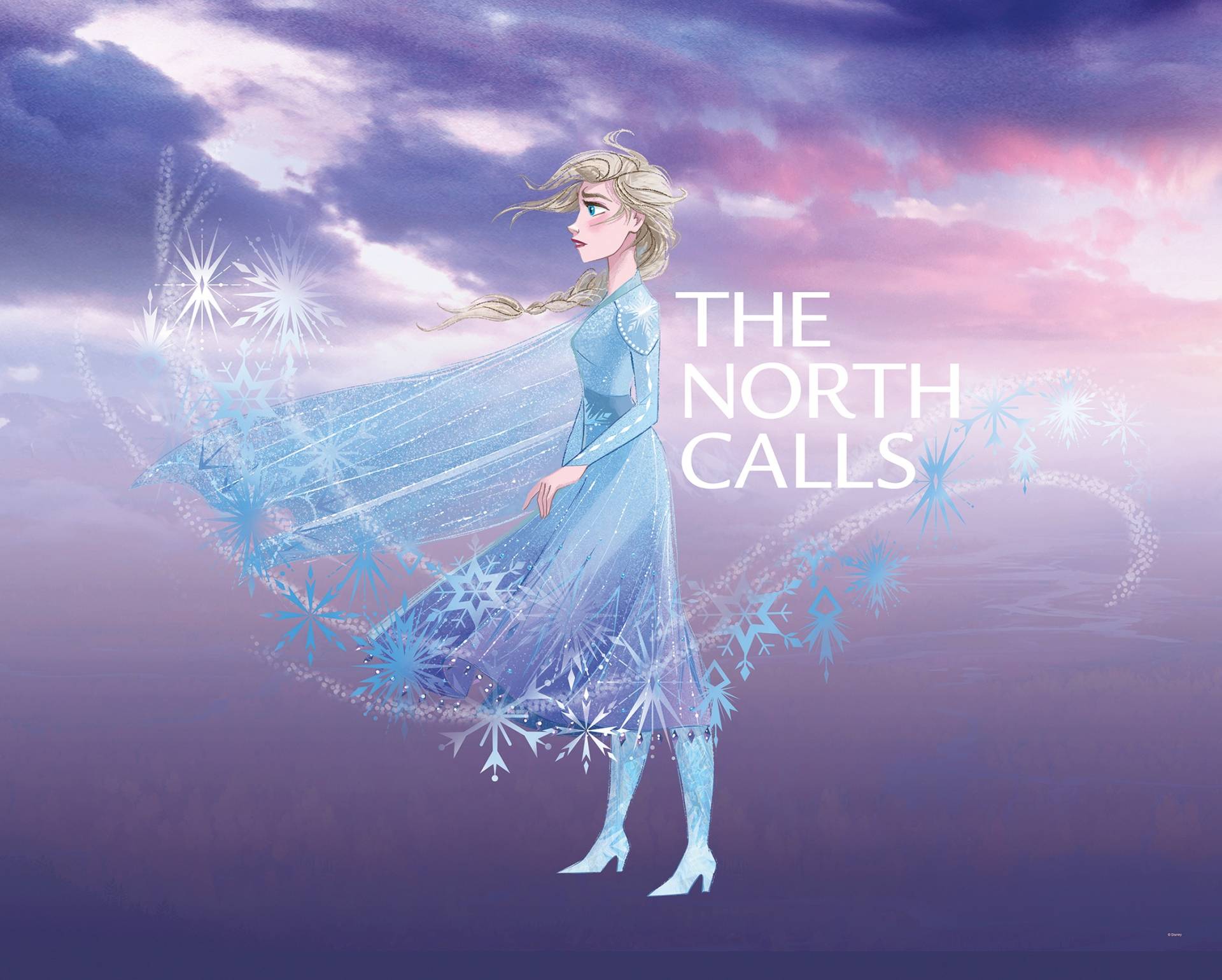 Komar Poster »Frozen Elsa The North Calls«, Disney, (1 St.), Kinderzimmer, Schlafzimmer, Wohnzimmer von Komar