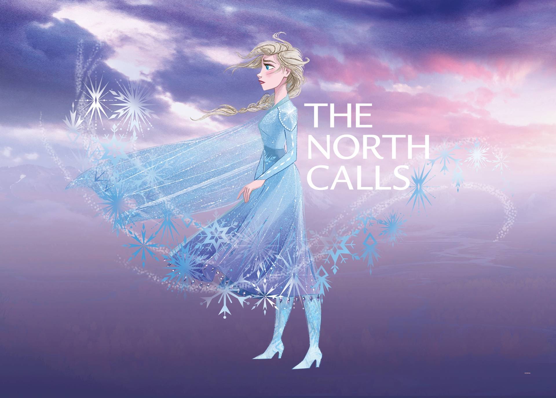 Komar Bild »Frozen Elsa The North Calls«, Disney, (1 St.), Wandbild zur Dekoration im Kinderzimmer - ohne Rahmen von Komar