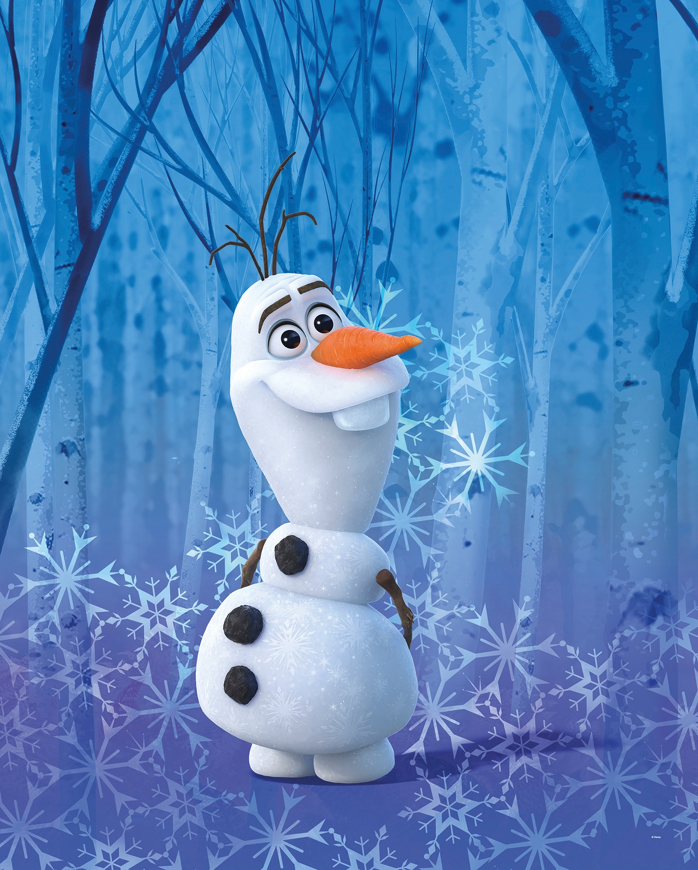 Komar Poster »Frozen Olaf Crystal«, Disney, (1 St.), Kinderzimmer, Schlafzimmer, Wohnzimmer von Komar