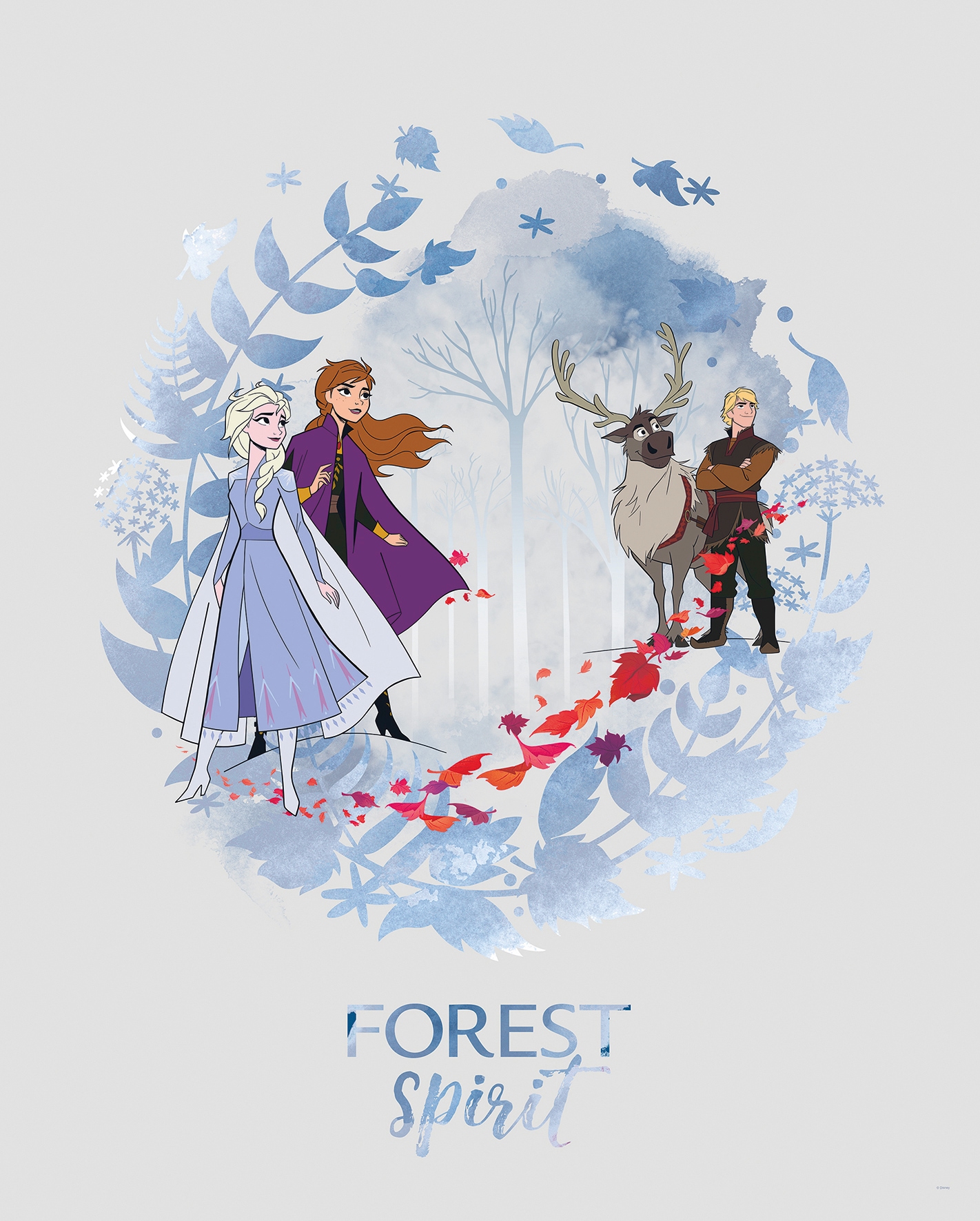 Komar Poster »Frozen Spirit«, Disney, (1 St.), Kinderzimmer, Schlafzimmer, Wohnzimmer von Komar