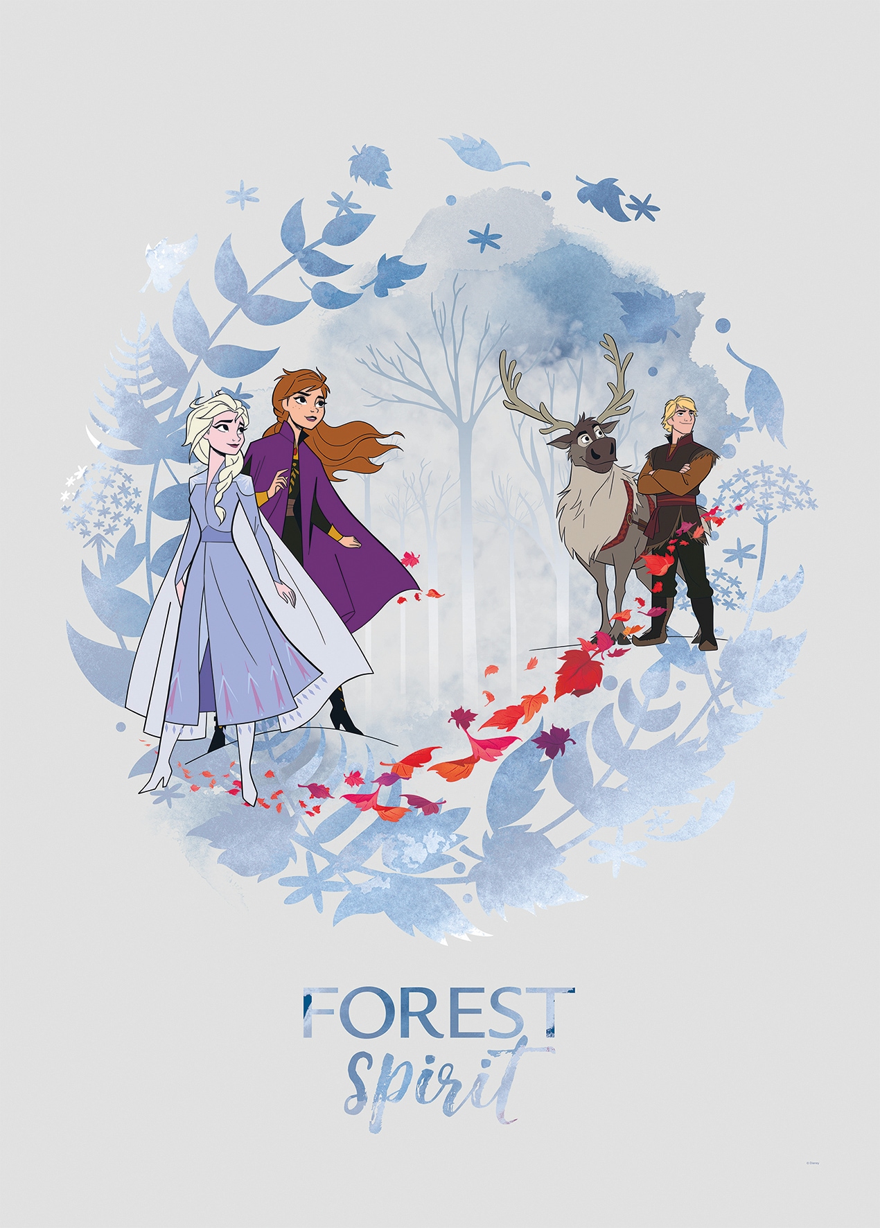 Komar Poster »Frozen Spirit«, Disney, (1 St.), Kinderzimmer, Schlafzimmer, Wohnzimmer von Komar