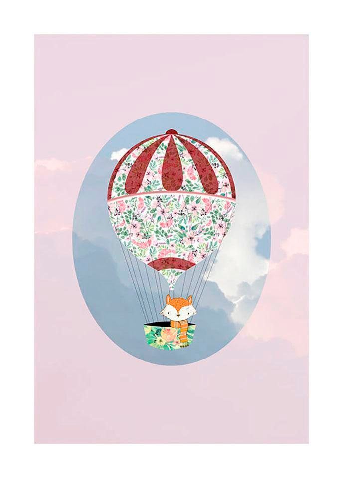 Komar Bild »Happy Balloon Rose«, Figuren, (1 St.), Wandbild zur Dekoration - ohne Rahmen Komar Bild »Happy Balloon Rose«, Figuren, (1 St.), Wandbild zur Dekoration - ohne Rahmen von Komar