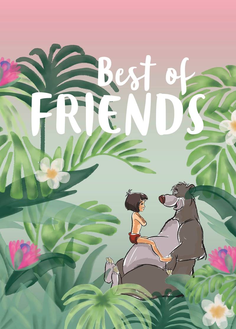 Komar Bild »Jungle Book Best of Friends«, Disney, (1 St.), Wandbild zur Dekoration im Kinderzimmer - ohne Rahmen von Komar