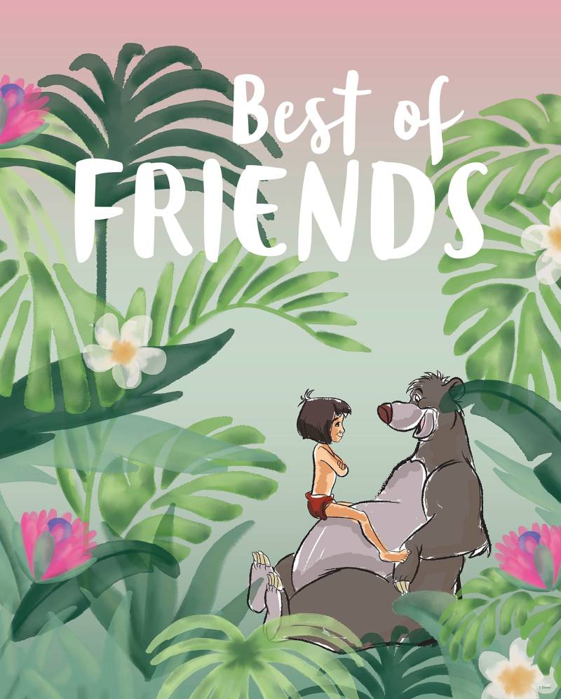 Komar Poster »Jungle Book Best of Friends«, Disney, (1 St.), Kinderzimmer, Schlafzimmer, Wohnzimmer von Komar