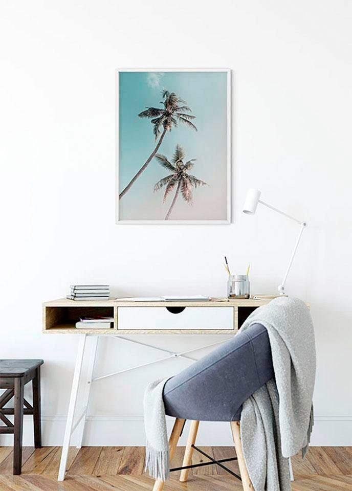 Komar Bild »Miami Palms«, Pflanzen-Blätter, (1 St.), Wandbild zur Dekoration - ohne Rahmen Komar Bild »Miami Palms«, Pflanzen-Blätter, (1 St.), Wandbild zur Dekoration - ohne Rahmen von Komar